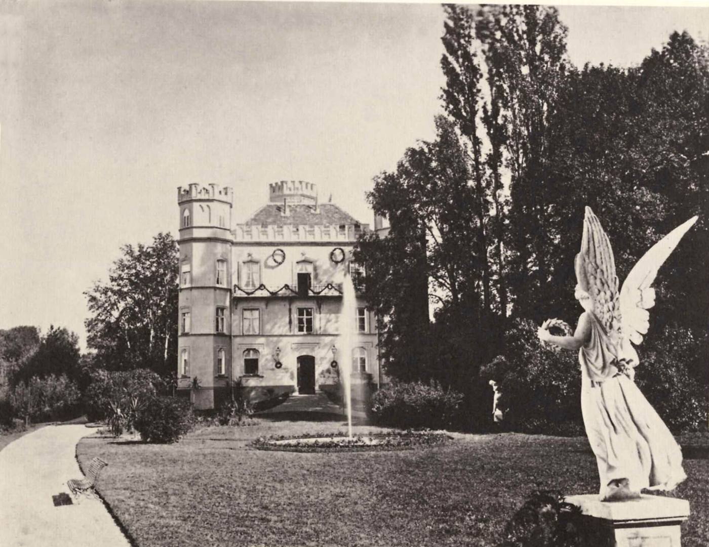 Joseph Albert: Schloss Berg am Starnberger See, um 1886
