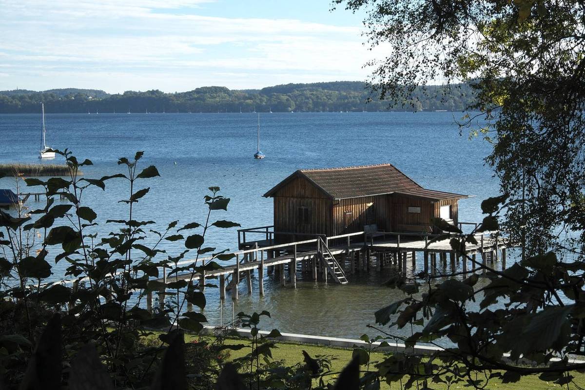 Bootshaus am Ammersee in Unterschondorf