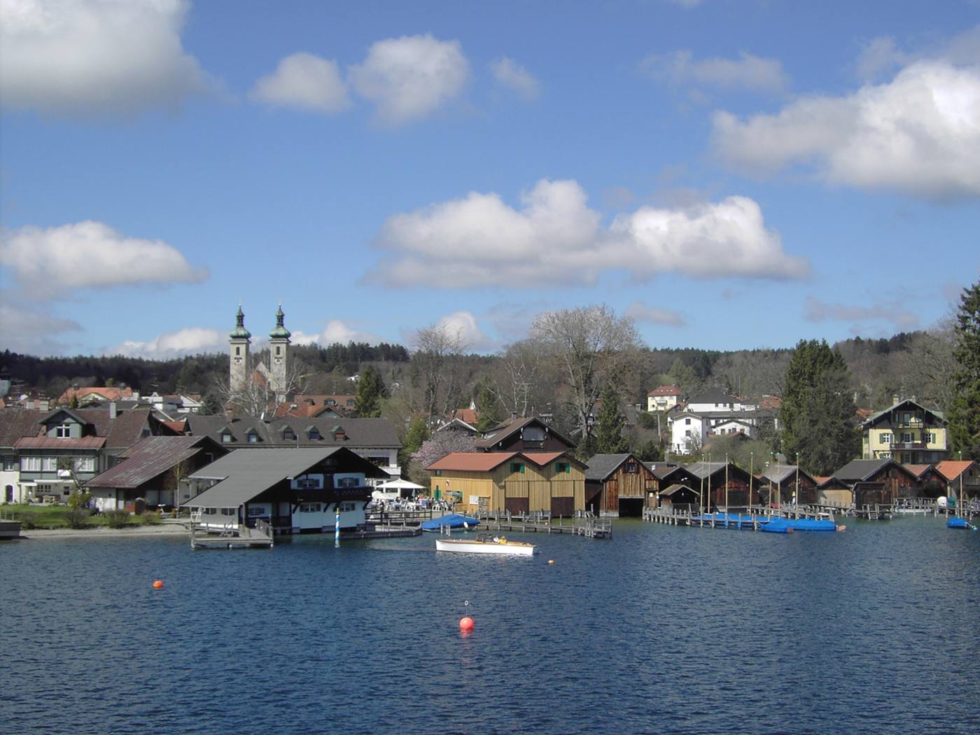 Tutzing vom See aus gesehen