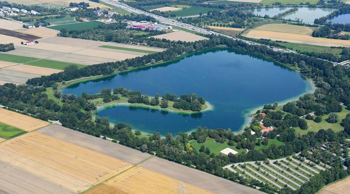 Luftbild Feringasee