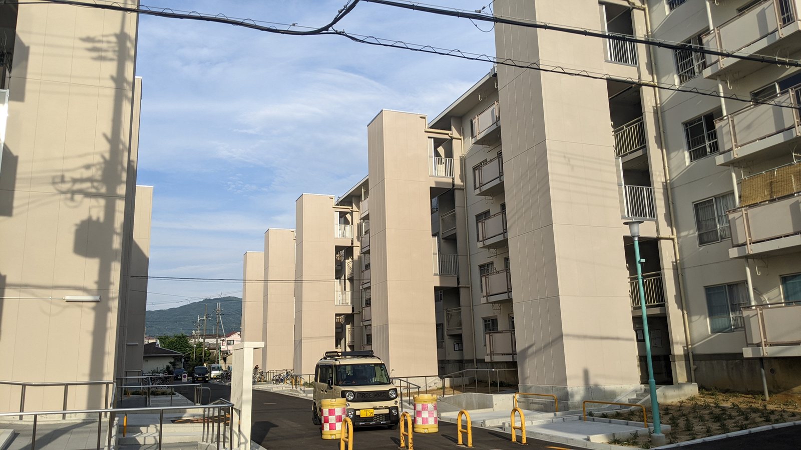 Staircase Elevator at Higashi-Konoike Public Housing