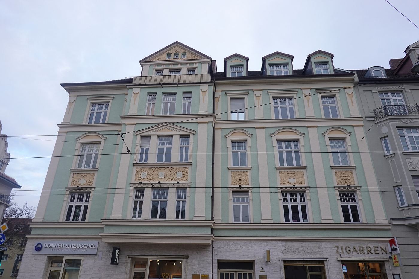 Gründerzeithaus in der Ismaninger Straße in München